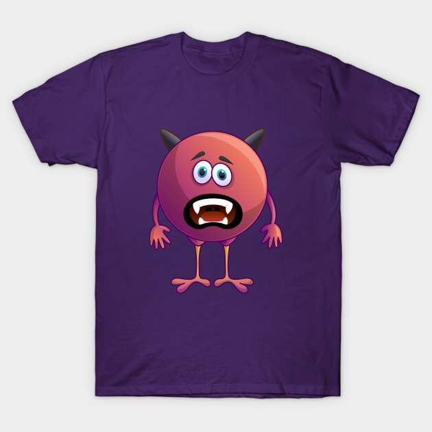 Little Monsters-Wahha T-Shirt by Peter Awax